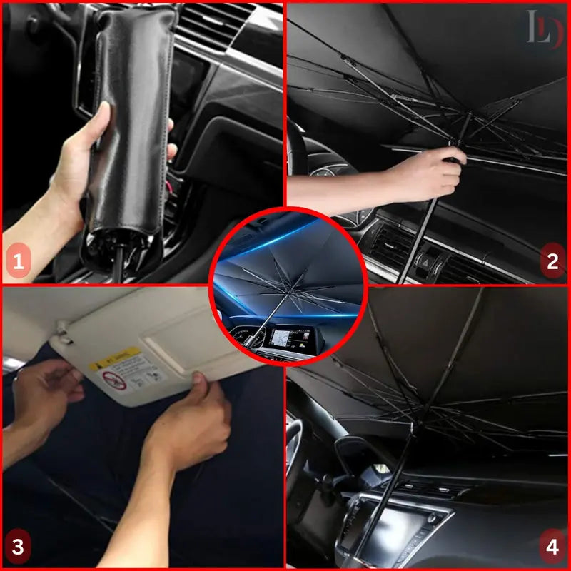 Car Windshield Sun Shade Umbrella