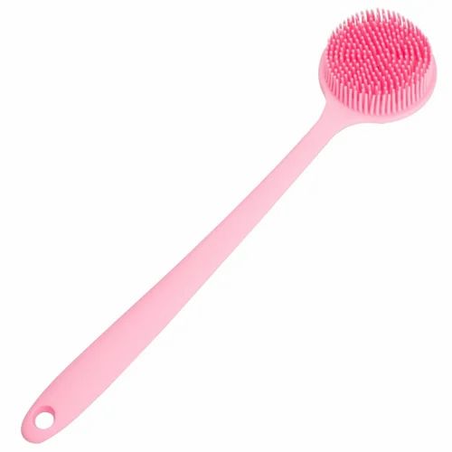 Silicone Back Scrubber Brush with Long Handle (1 Pc)